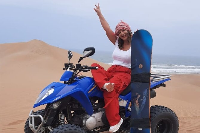 Quad Bike and Sandboarding on Sand Dunes Wild Beach - Good To Know