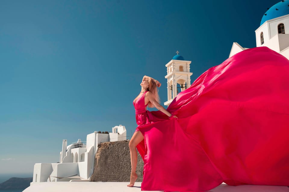 Santorini Flying Dress Photoshoot - Good To Know