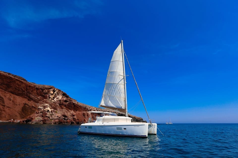 Santorini: Private Catamaran Sunset Cruise With Dinner - Good To Know