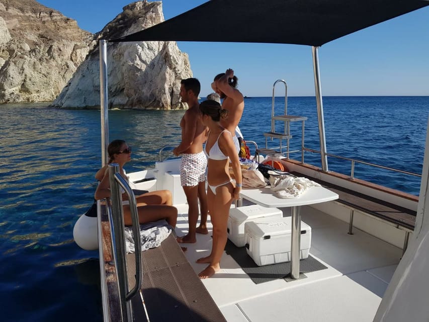 Santorini: Private Motorboat Cruise and Volcano Hike - Good To Know