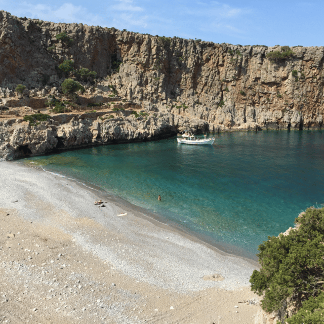 Seitan Limania and Akrotiri Cape Round Tour From Chania - Katholiko Bay