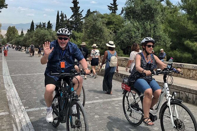 Shore Excursion to Athens Monuments With Street Food by Electric Bike - Tour Overview