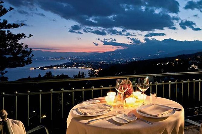 Taormina Sunset Walking Tour With Aperitif on Roof-Top Terrace - Key Points