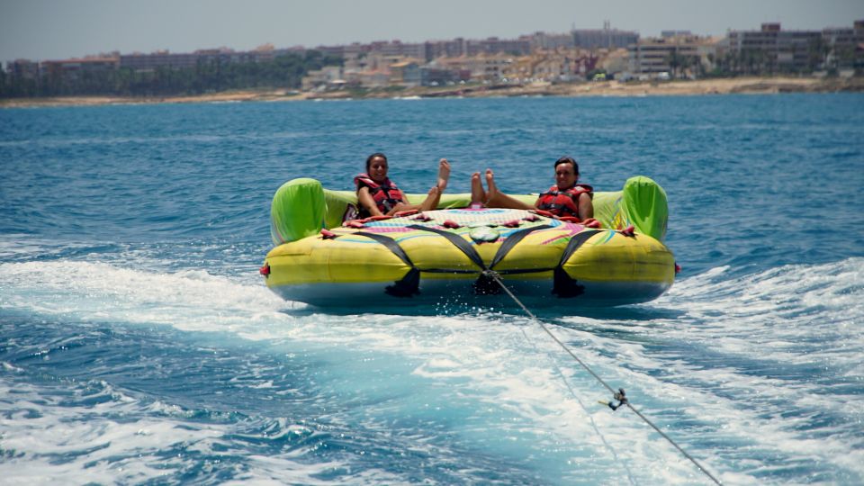 Torrevieja: Speedboat-Powered Inflatable Crazy Sofa Ride - Activity Overview