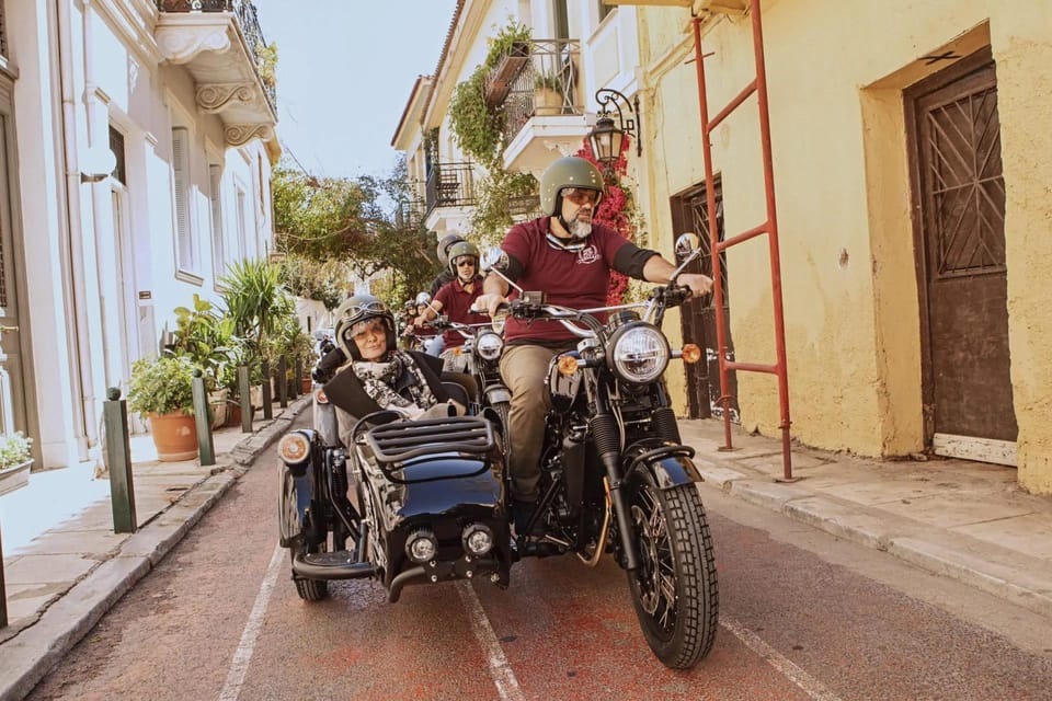 VIP Round of Acropolis in a Vintage Motorcycle Sidecar - Good To Know