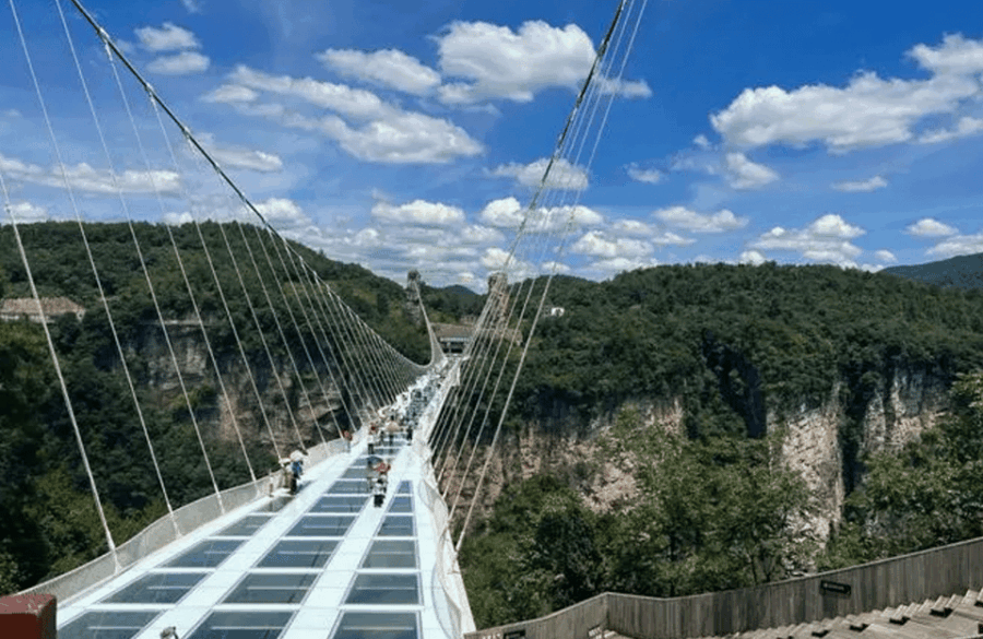 Zhangjiajie Grand Canyon Glass Bridge&Huanglong Cave Tour