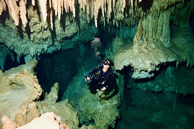 2 Dives in Cenote Dos Ojos Certified Divers