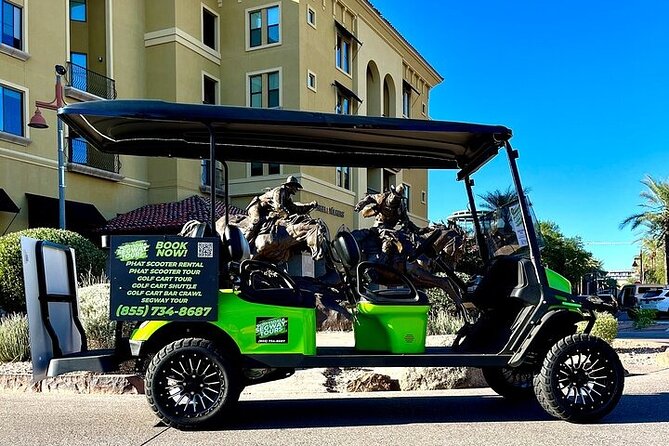 2 Hour Stretch Limo Golf Cart Tour Sunset and City Lights - Tour Overview