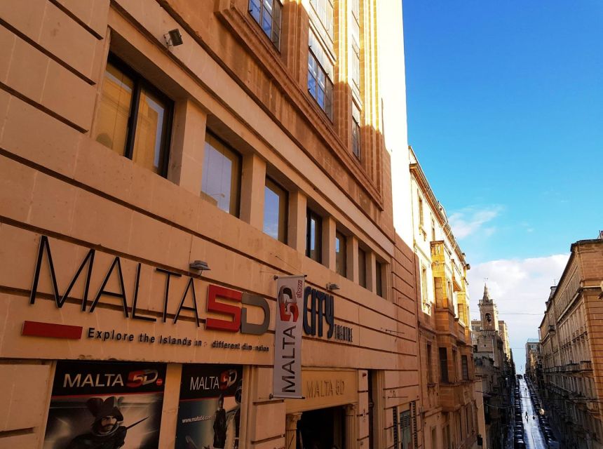 20-Minute Audio-Visual Show + Optional Valletta Audio Guide