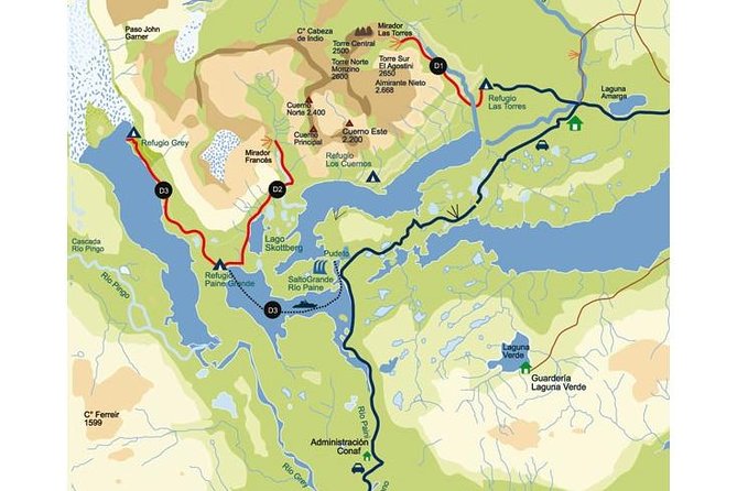 3-Day Small Group Guided Tour W Trekking -Torres Del Paine Highlights Fast Track