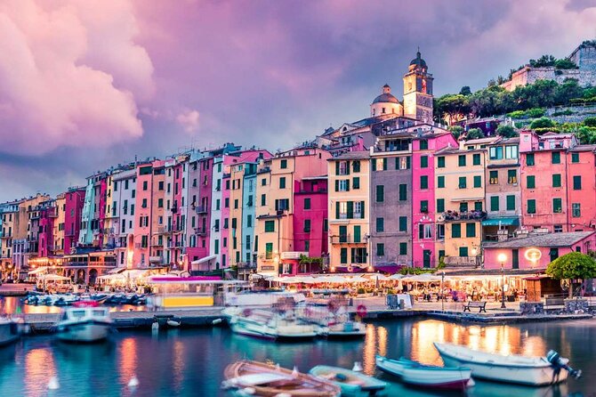 4-Hour Guided Boat Tour With Aperitif at Sunset in Spezia - Tour Overview
