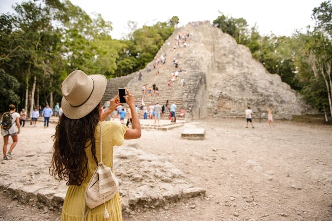 4 in 1: Mayan Tour to Coba, Tulum, Cenote, Shopping and Lunch From Cancun