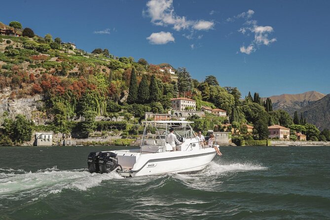 4HOUR Private Cruise on Lake Como by Motorboat 6 Pax