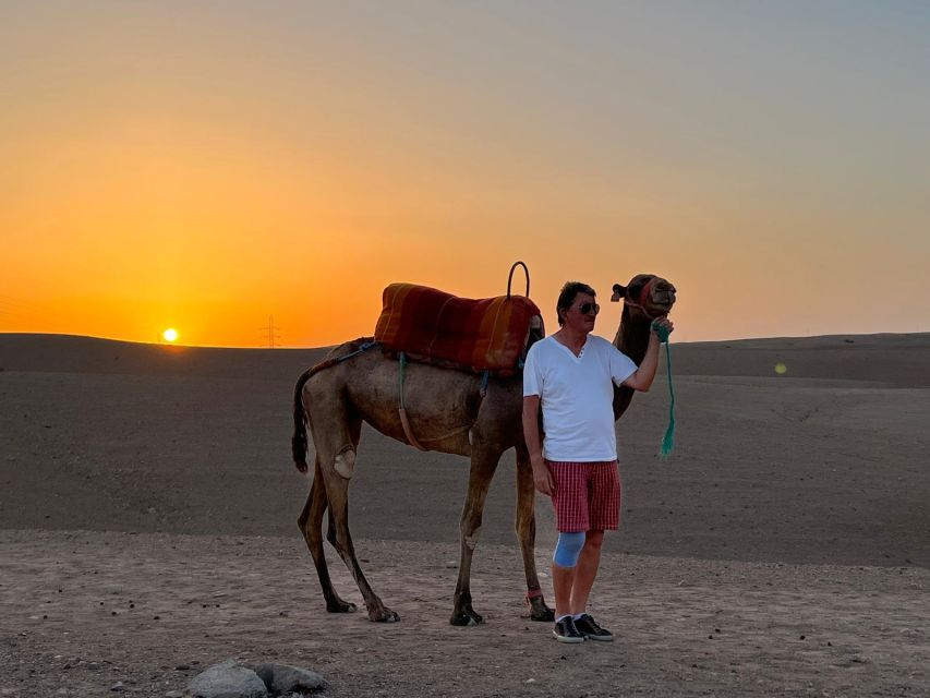 Agafay Desert Sunset Camel Ride Half Day Tour From Marrakech