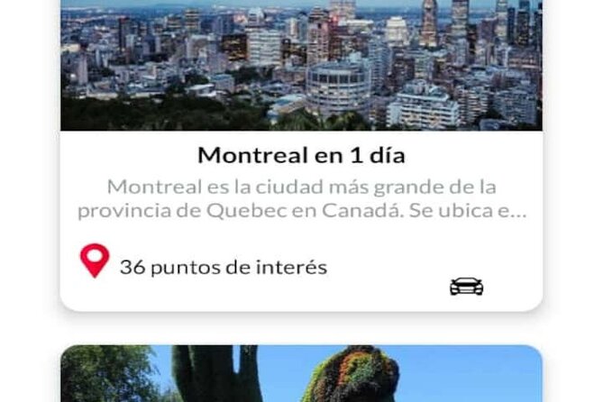 APP Self-Guided Tours Montreal With Audioguide