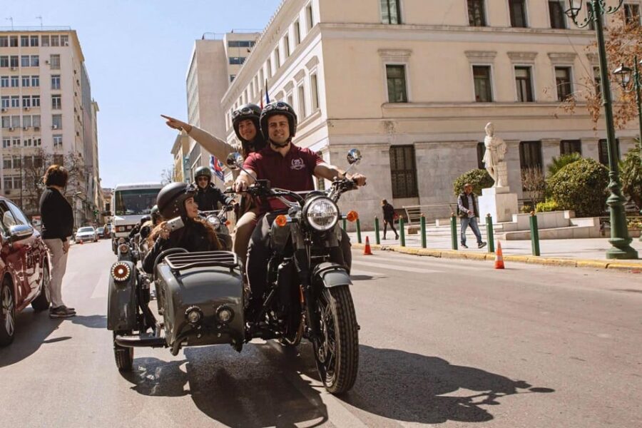 Athens: Private Tour to Hidden Gems on Vintage Sidecar