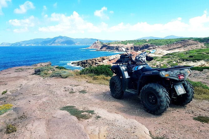 ATV Guided Tour With Swim Stop in Alghero
