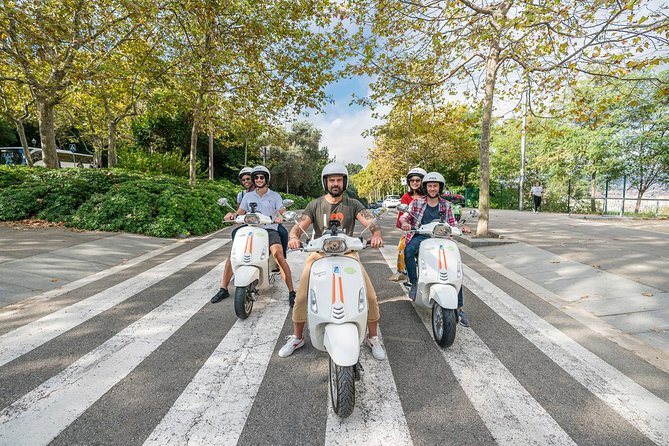 Barcelona in One Day "The Catalan Full Experience" by Vespa Scooter - Vespa Scooter Adventure
