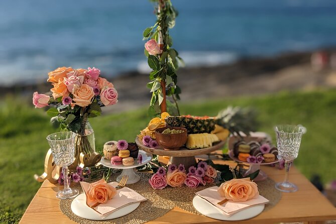 Beautiful Luxury Picnic on a Docked Gondola Boat in Coronado