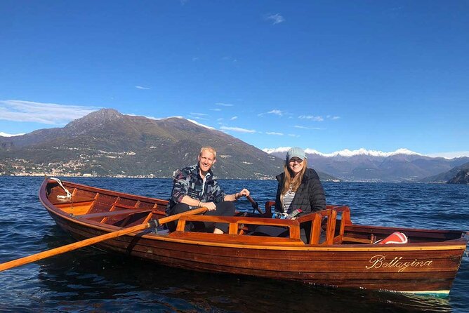 Bellagio Rowing Experience With a Vintage Wooden Boat