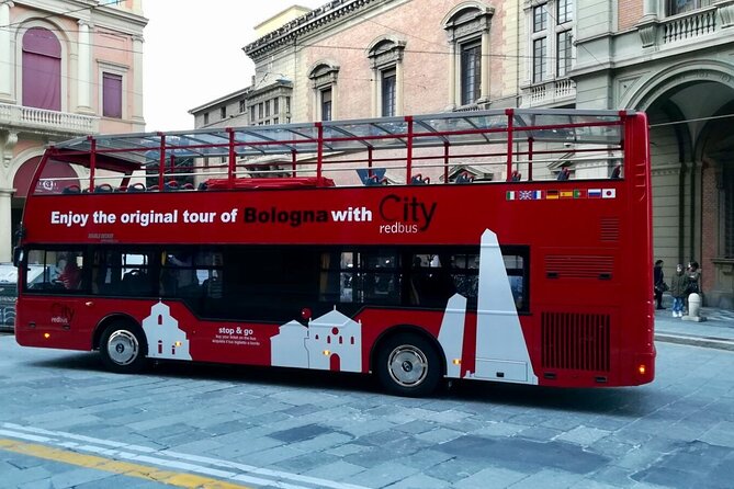 Bologna City Red Bus and Food Tasting