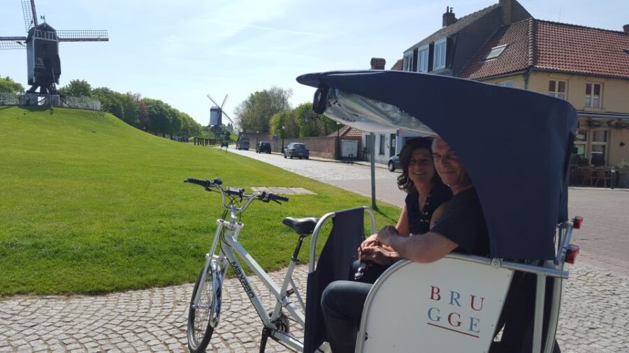 Bruges: Guided Rickshaw Tour