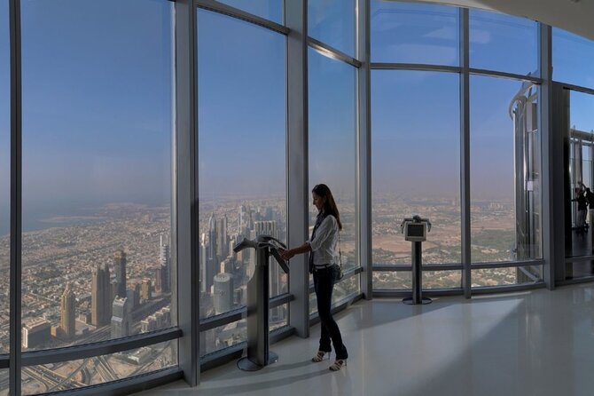 Burj Khalifa at the Top & Underwater Zoo Aquarium With Transfer