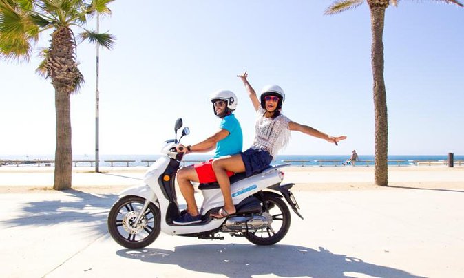 Cagliari: Hidden Coves by Scooter From Chia