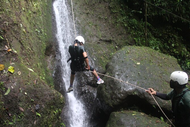 Canyoning With ATV 4X4 in Waterfalls Near La Fortuna