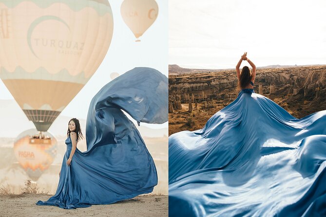 Cappadocia Photoshooting With Flying Dress