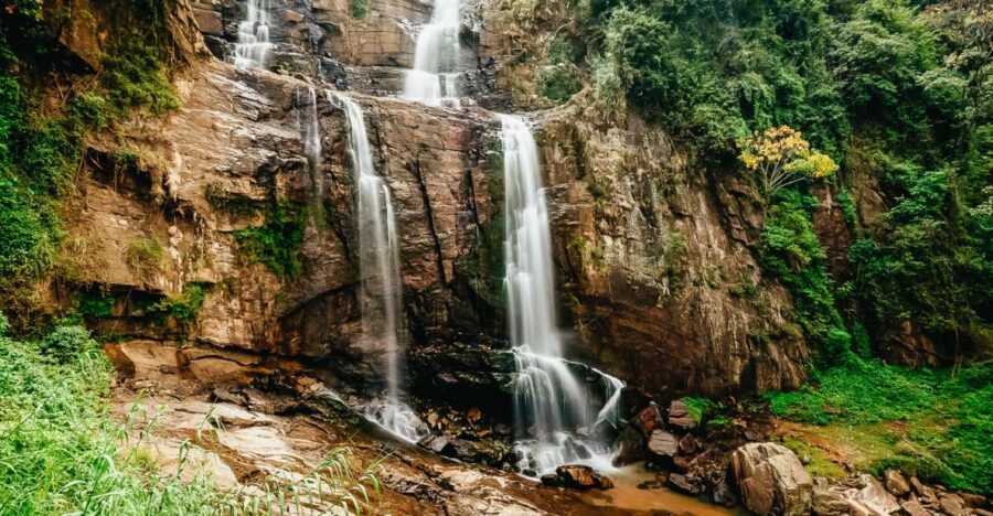 Central Sri Lanka: Ramboda Falls and Tea Factory Tour
