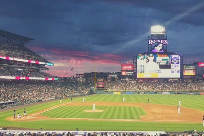 Colorado Rockies Baseball Game Ticket at Coors Field