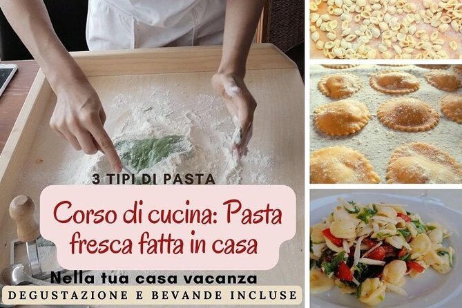 Cooking Class in Your Accommodation: Fresh Handmade Pasta