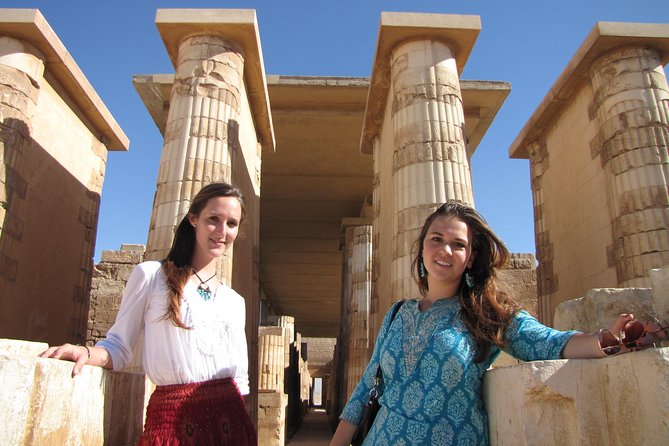 Day Tour to Giza Pyramids, Sphinx & Sakkara Including Camel Ride