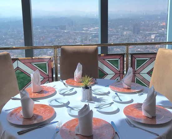 Dinner at the Revolving Bellini Restaurant in Mexico City
