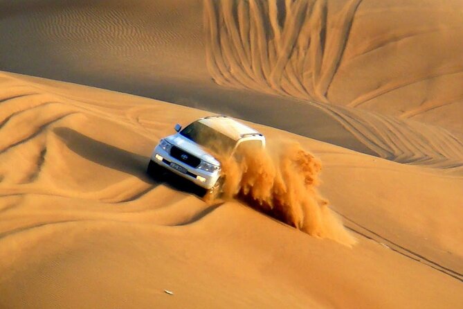 Dubai 4×4 Premium Oasis Camp Desert Safari 5*BBQ Dinner CamelRide