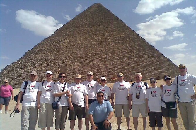 Egypt Shore Tours to Giza Pyramids & Museum& Bazaar From Alexandria or Port Said