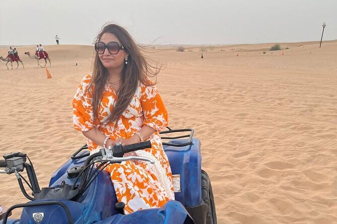 Evening Desert Safari, ATV, VIP BBQ Dinner 10 Shows, Camel Ride