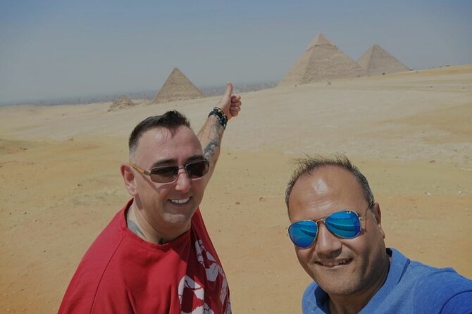 Explore Giza Pyramids & Egyptian Museum.