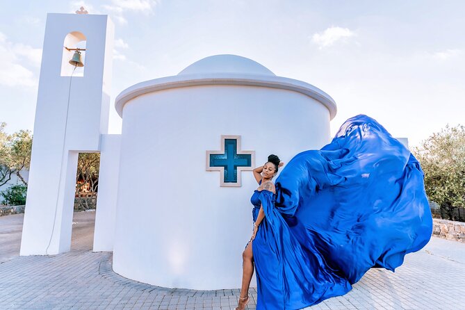 Flying Dresses Photo Shoot in Crete