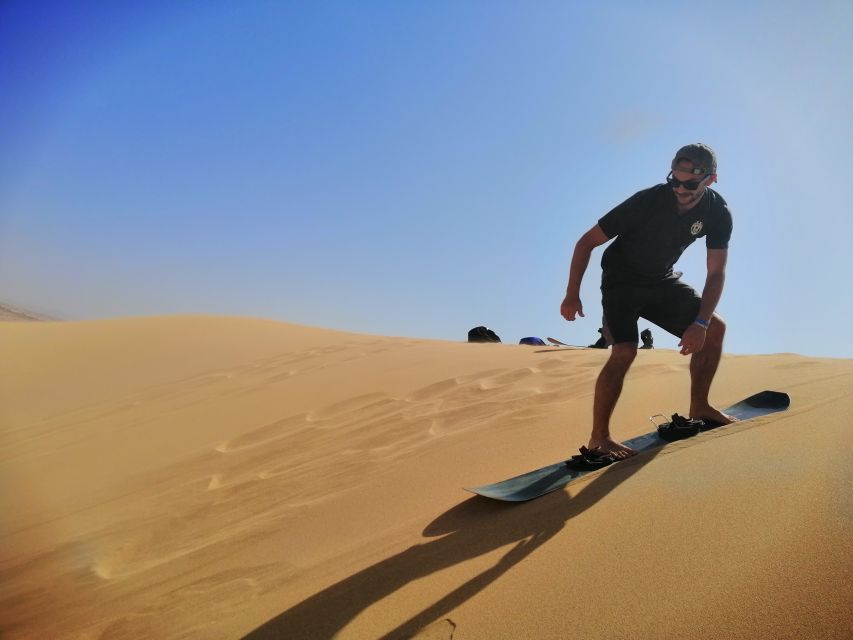From Agadir/Taghazout: Sahara Sandboarding Guided Tour