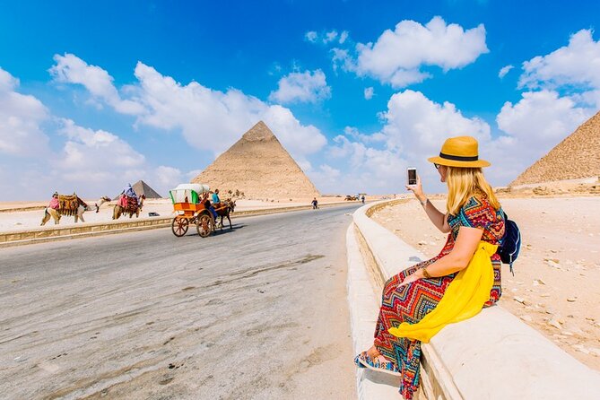 From Cairo: Private Crowd Free Half Day Pyramids Adventure