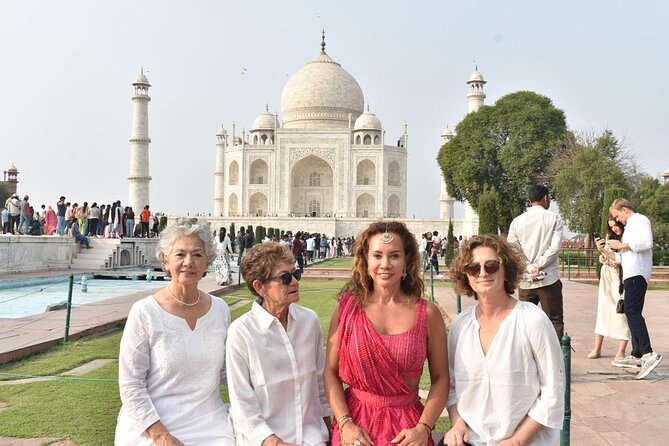 From Delhi : Sunrise Taj Mahal Tour With Elephant Conservation