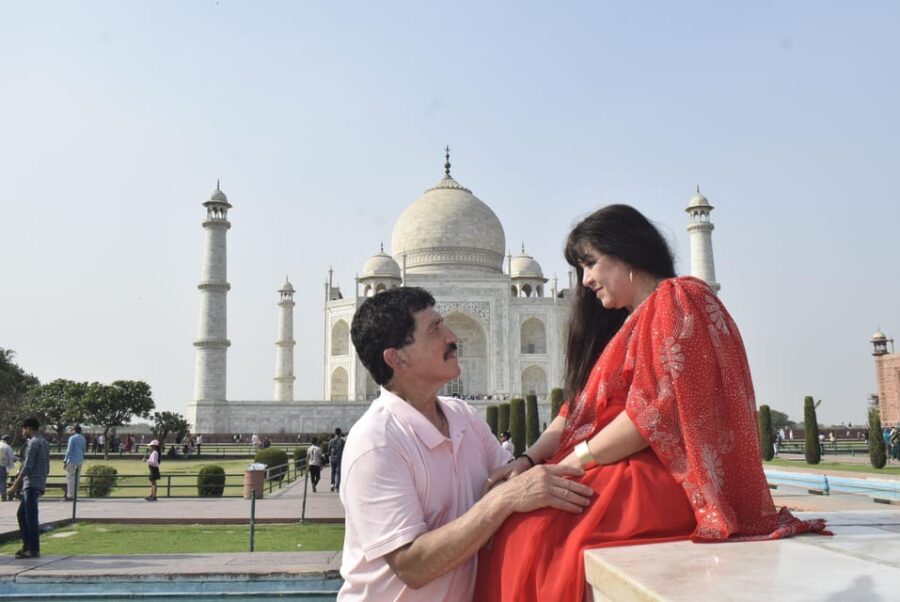 From Delhi: Taj Mahal Sunrise Tour W/ Elephant Conservation