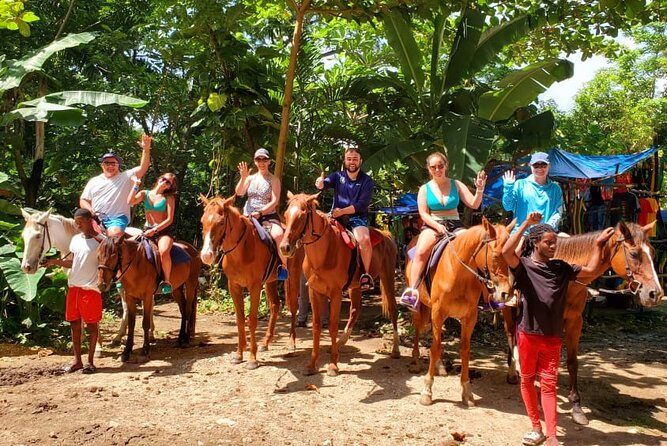 Full-Day Tour to Blue Hole Falls With Horseback Ride From Montego Bay