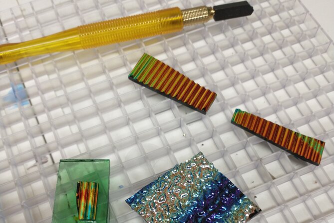 Fused Glass Necklace Class in Estes Park Review