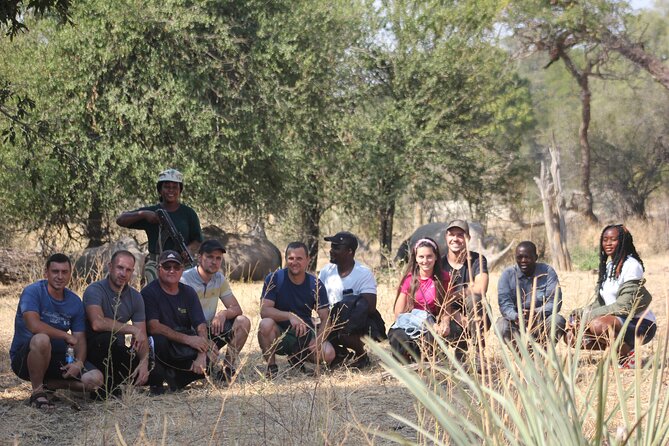 Game Drive and White Rhino Walking Safari in Livingstone