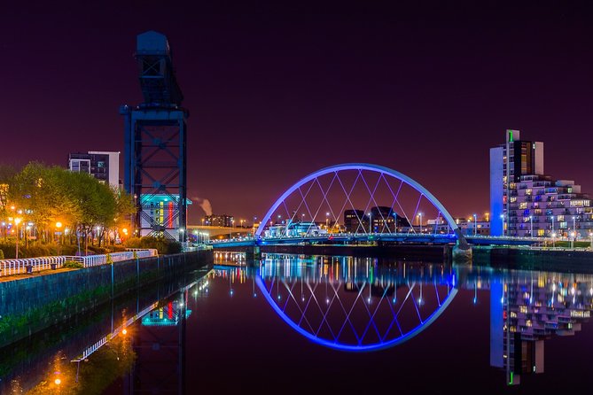 Glasgow Airport Transfer: Glasgow Airport GLA to Glasgow City in Luxury Van