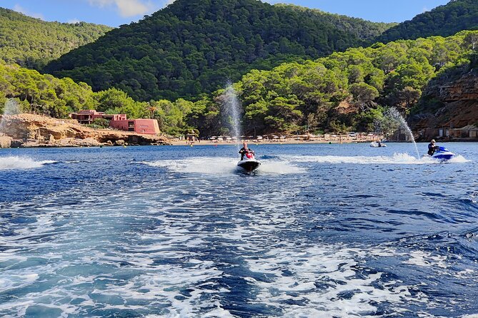 Guided Activity on a Jet Ski to Cala Salada Ibiza