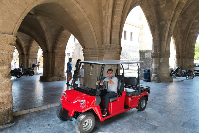 Guided Private Golf Cart Tour in Old Town of Rhodes